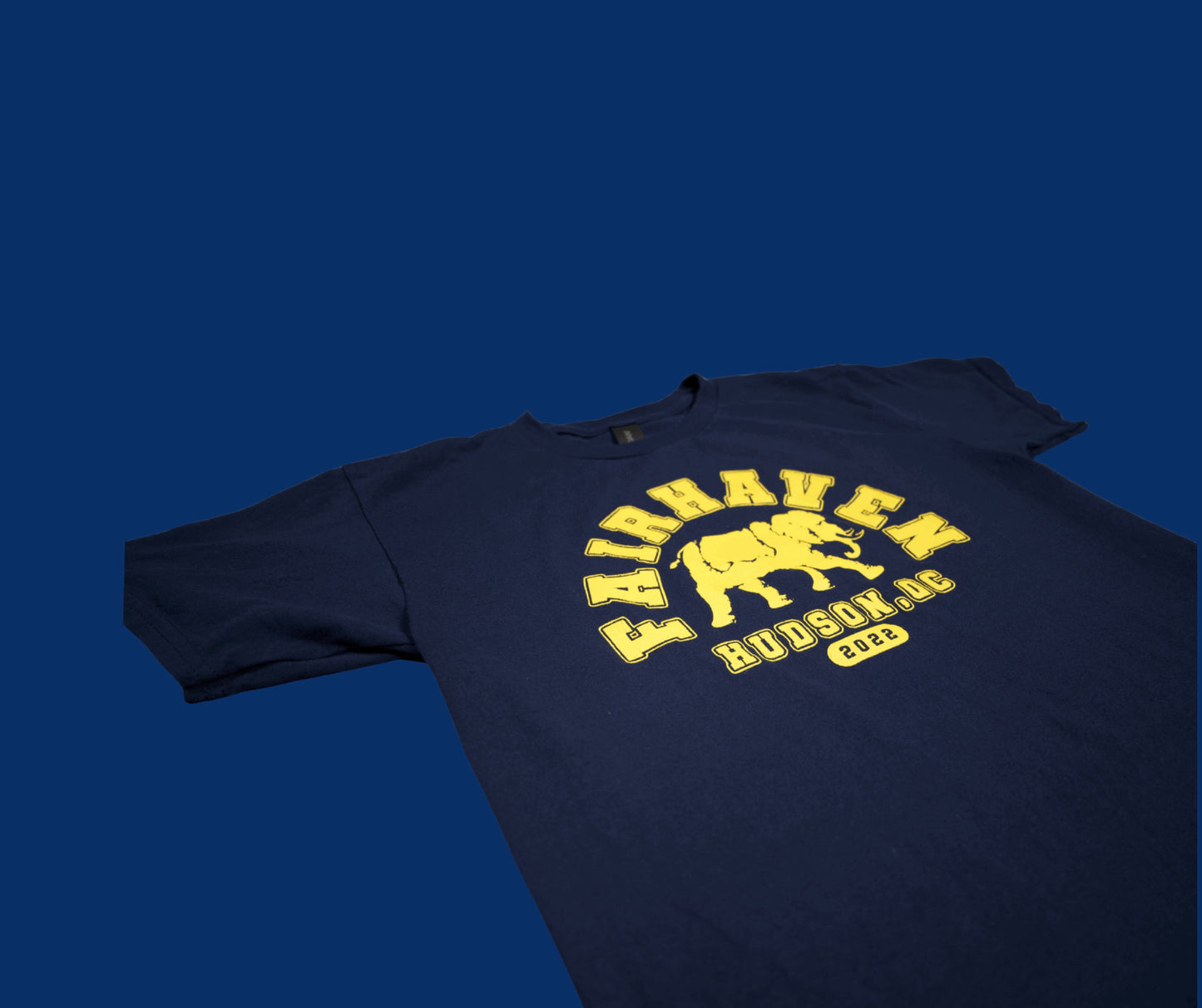 Fairhaven Varsity Tee (Navy/Gold)