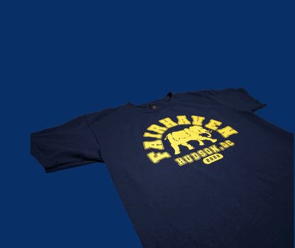 Fairhaven Varsity Tee (Navy/Gold)