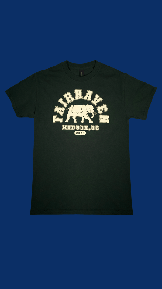 Varsity Tee (Forest Green / Cream)